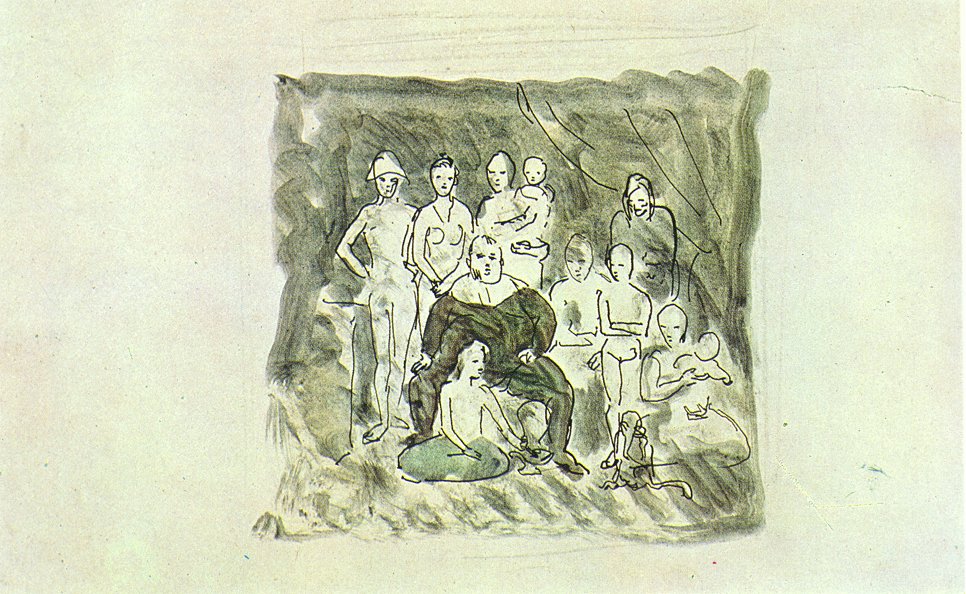 Picasso Family of acrobats 1905
